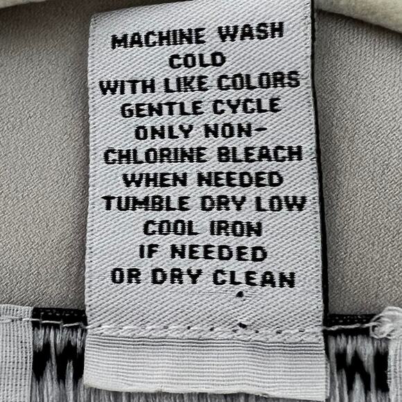 Carmen Marc Valvo Womens Drape Neck Knit Top Medium Beige Attached Cami - Picture 5 of 6